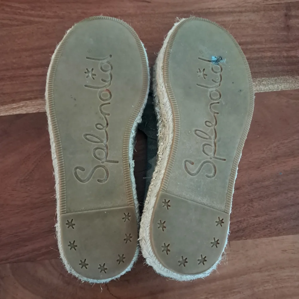 Splendid Laney Sage Camoflauge espadrille Flats